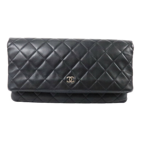 CHANEL 羊皮皮革Fold Over Clutch手拿包
