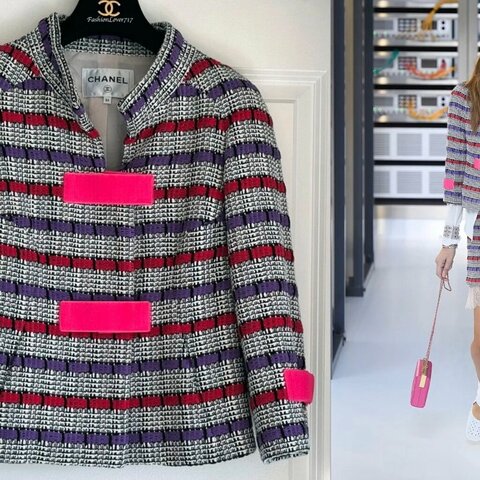 Chanel 17S 秀款編織外套
