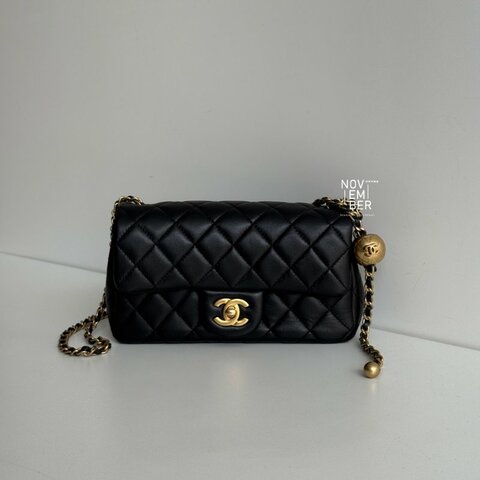 99新🆕 Chanel 香奈兒 金球 CF20 黑色金釦