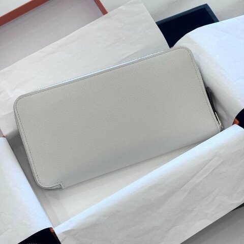 HERMÈS Silk'In Classique 絲巾拉鍊長夾