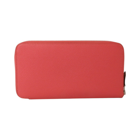 HERMES Epsom皮革Silk In Long Wallet銀扣長錢包