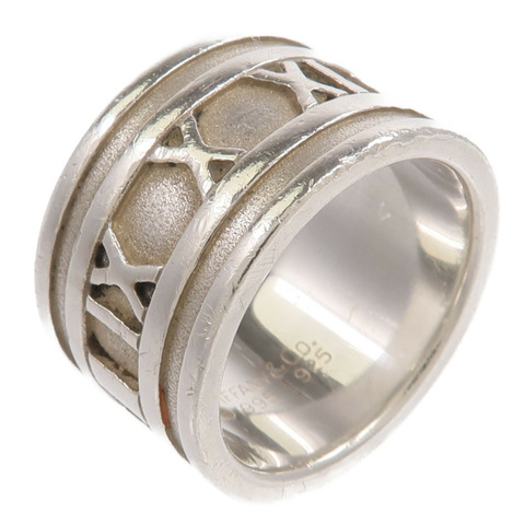 TIFFANY＆CO 925純銀Atlas Wide Band Ring戒指
