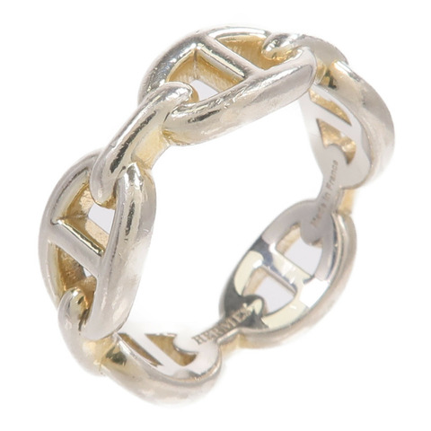 HERMES 925純銀Chaine d'ancre Enchainee Ring戒指