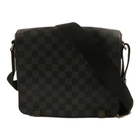LOUIS VUITTON Damier Graphite Distrist PM肩背袋
