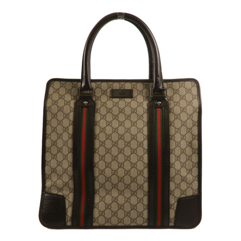 GUCCI 塗層帆布Sherry Shoulder Tote Bag手挽袋
