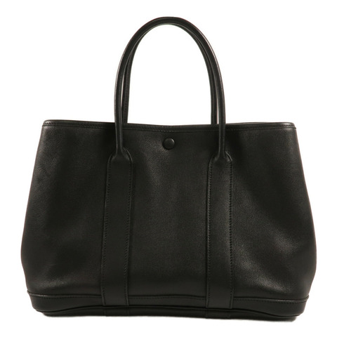 HERMES Swift皮革/絲質Garden Party TPM手挽袋
