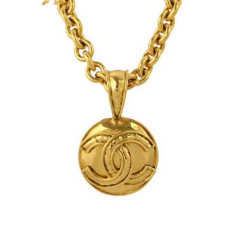 CHANEL 金屬Necklace金扣項鏈
