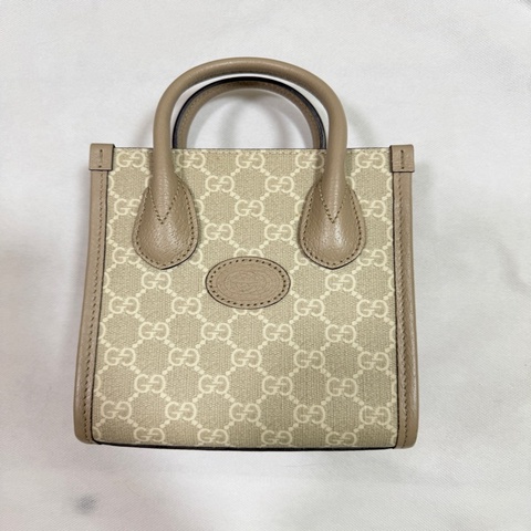 Gucci琴譜包-奶茶色