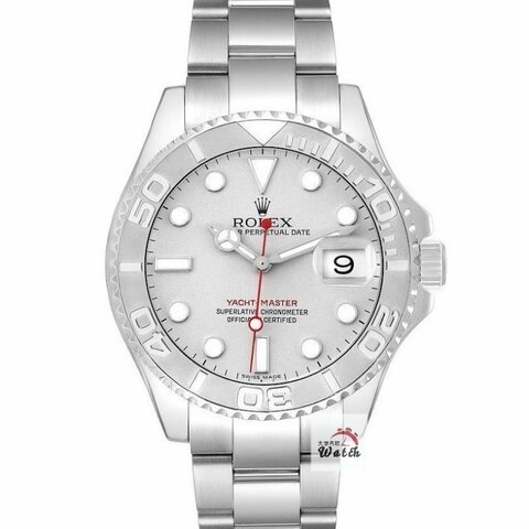 【大眾名錶】 ROLEX勞力士 16622 Yacht-Master 遊艇名仕 停產絕版 PT950鉑金面盤/錶圈 台灣保單 錶徑40mm 自動上鍊 B1415