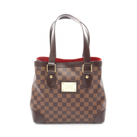 路易威登 Hampstead PM 手提包 N51205 Damier 帆布棕色 Ebene 二手女士