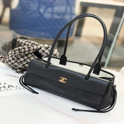 Chanel 26S 黑色發棍包