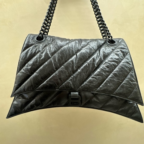 Balenciaga large Crush chain-strap shoulder bag 巴黎世家 沙漏包