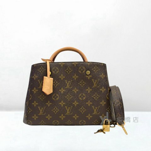 Y2063-LV  Montaigne BB原花手提肩背包M41055