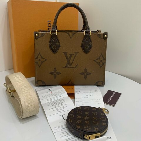 近新品 路易威登/Louis Vuitton Onthego老花托特小號