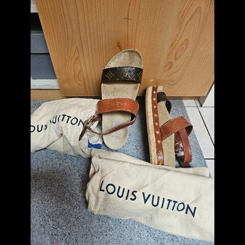 Louis Vuitton(LV)厚底涼鞋