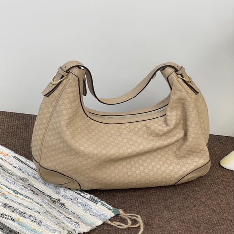 gucci 古馳 hobo單肩奶茶色