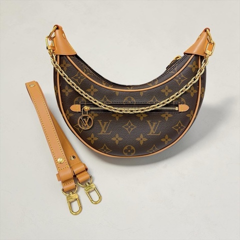 莉亞精品♡ LV M81098 彎月包 二手美包