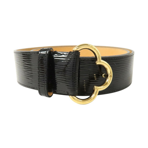 LOUIS VUITTON Epi Fleur Belt 85cm金扣皮帶