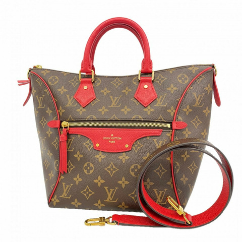 路易威登 Monogram Tournelle PM 手提包 M44027 棕色 Cerise 女士兩用包