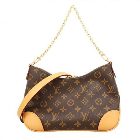 路易威登 Monogram Boulogne PM 手提包 M45832 棕色 女士兩用包