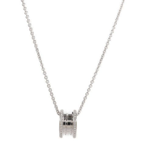 BVLGARI 18K白金B-zero1 Necklace鑽石項鍊
