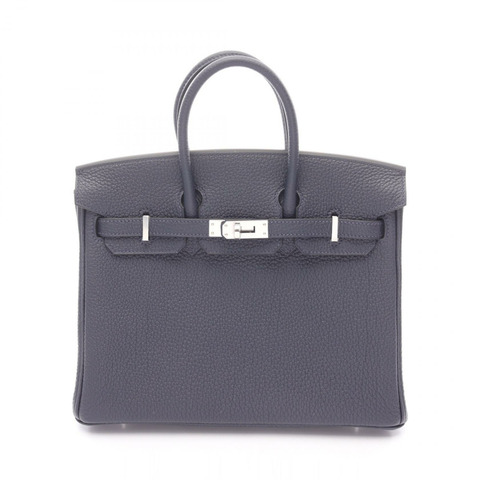 愛馬仕 Birkin 25 手提包 Togo 皮革 海軍藍 nuit SHW 女士 K