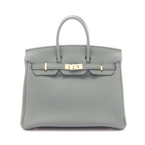 HERMES Birkin 25 手提包 D Togo 皮革 Vert amande 二手 女士 GHW