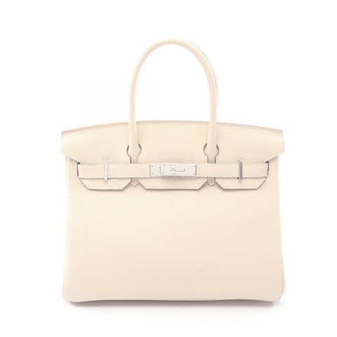 愛馬仕 Birkin 30 手提包 K Togo 皮革 craie 二手 女士 SHW