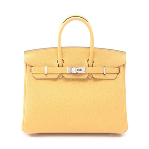 愛馬仕 Birkin 25 手提包 K 041344CK Togo 皮革 Paille 二手女士 SHW