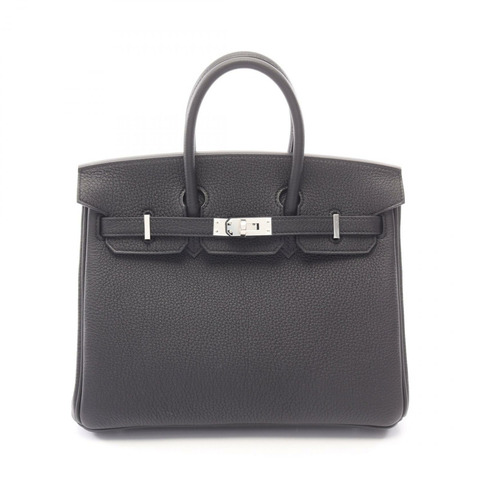 愛馬仕 Birkin 25 手提包 K 041344CK Togo 皮革黑色二手女士 SHW