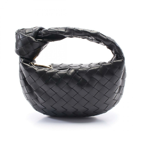 BOTTEGA VENETA 迷你 Jodie 手提包 651876VCPP58425 黑色真皮 全新 女士