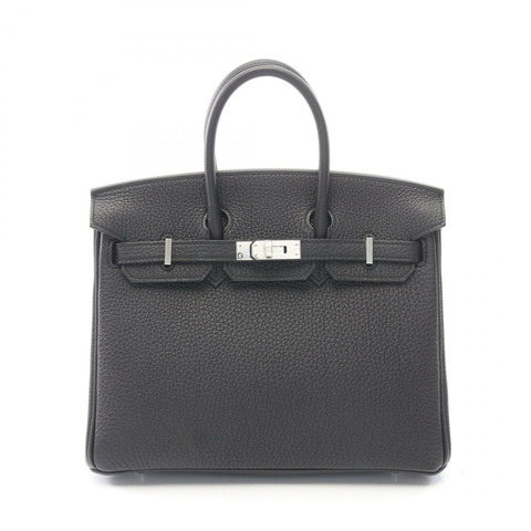 愛馬仕 Birkin 25 手提包 K 041344CK Togo 皮革黑色 SHW 女士