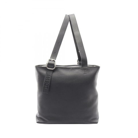 LOEWE Loop Zip Tote Bag BB22LTTX011100 皮革 黑色 新款 男士