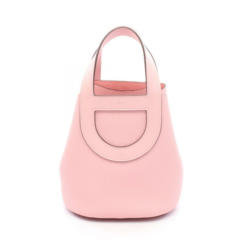 愛馬仕 (HERMES) in the loop 18 手袋 K Taurillon Clemence Swift 皮革玫瑰櫻花色 SHW