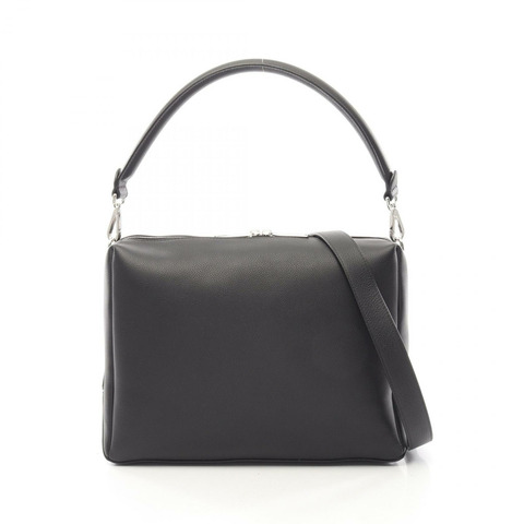 FENDI Fendi Louis 大單肩包 7VA667ASIHF0GXN 皮革 黑色 全新 男士