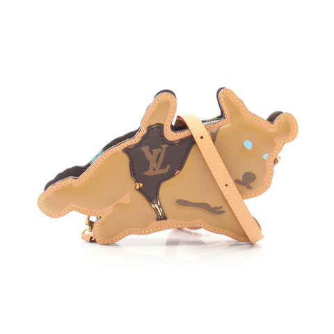 路易威登 (LOUIS VUITTON) 狗狗肩帶斜背包 M83342 Monogram Craggy 棕色