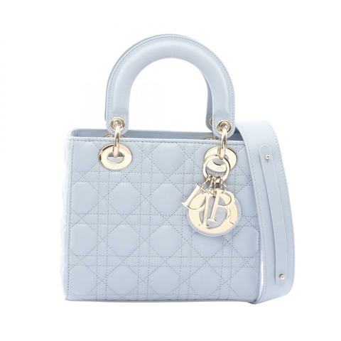 Christian Dior LADY DIOR MY ABCDIOR 2WAY 手提包 M0538ONGEM23B 皮革 藍色 全新
