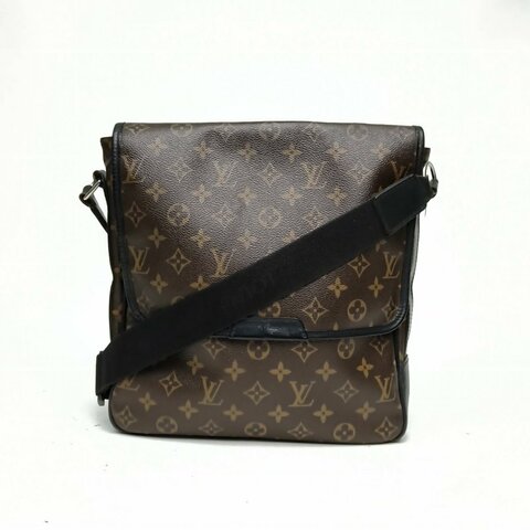 LOUIS VUITTON 老花PVC2009郵差斜挎包肩背包