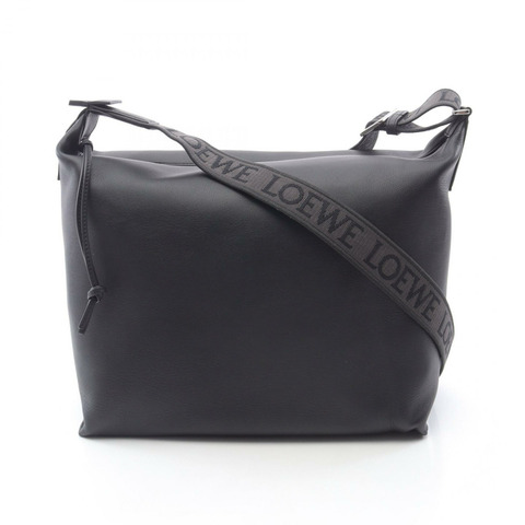 LOEWE CUBI 單肩斜背包 B906K70X131100 黑色皮革 全新 男士