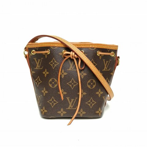 LOUIS VUITTON NOÉ水桶包Nano13老花PVC金扣2019肩背包