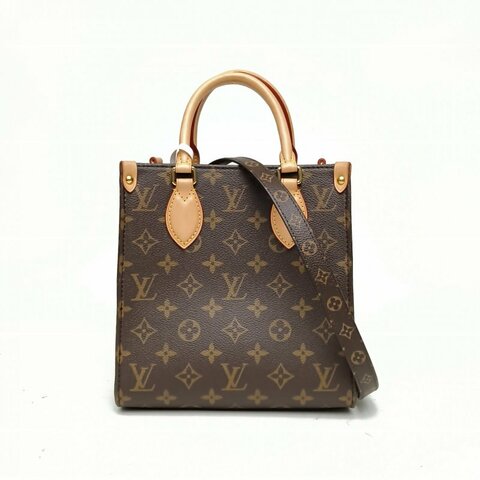 LOUIS VUITTON SACPLAT琴譜包BB老花PVC晶片肩背包