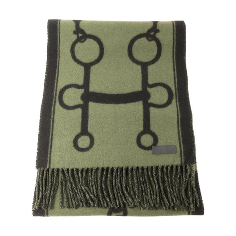 HERMES 羊絨Scarf 31x150cm圍巾