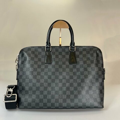 LV N48224 黑棋盤公事包