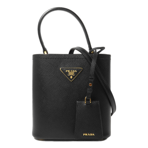 PRADA Saffiano皮革Panier手挽肩背兩用袋