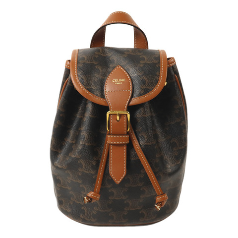 CELINE 塗層帆布Mini Backpack Folco背包