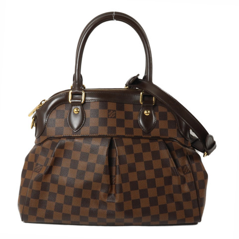 LOUIS VUITTON Damier Trevi PM手挽肩背兩用袋