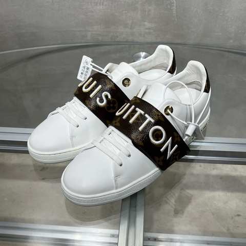 Louis Vuitton/路易威登 LV 老花魔術貼 小白鞋 全新原盒僅試穿 尺碼/UK3 37碼