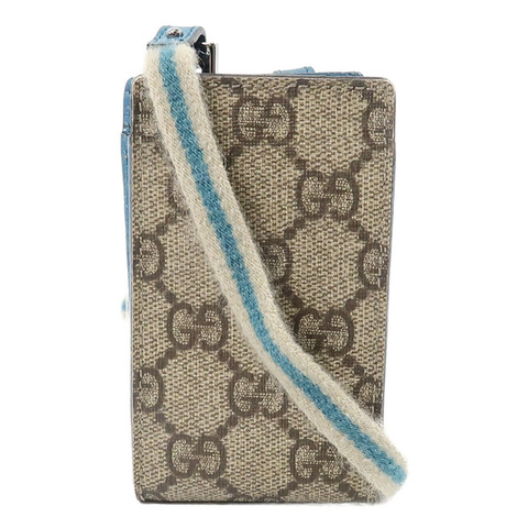 GUCCI 塗層帆布Phone Holder手拿包