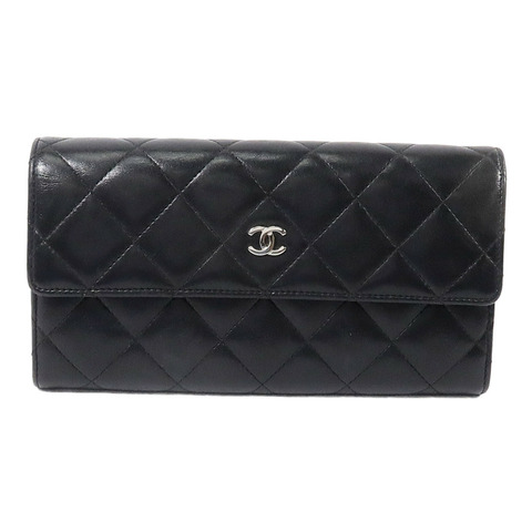 CHANEL 羊皮皮革Classic Flap長錢包