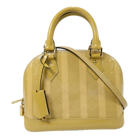 LOUIS VUITTON Monogram Vernis Alma BB手挽肩背兩用袋